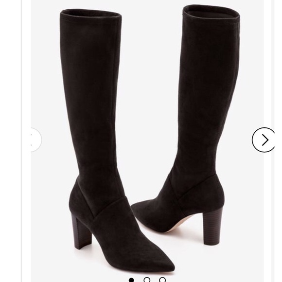 Boden Shoes - Boden Pointed Toe Pull On Black Boots